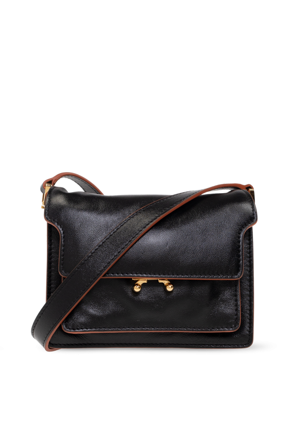 Black 'Trunk Soft Mini' shoulder bag Marni - GenesinlifeShops